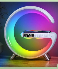 ĐỒNG HỒ LOA BLUTOOTH N69 LED RGB TRẮNG