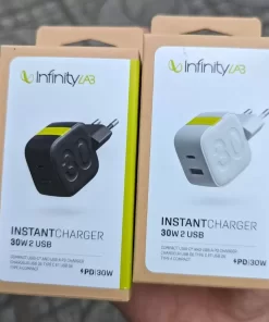 Củ sạc Infinity Lab 30W INSTANTCHARGER 2 Cổng USB và Type C