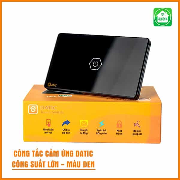 Công Tắc Cảm Ứng Datic – Công Suất Lớn Màu Đen