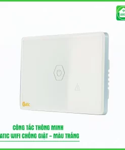 Công Tắc Chống Giật Bình Nóng Lạnh Datic Màu Trắng