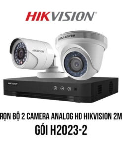 Trọn bộ 2 camera Analog HD HIKVISION 2MP giá rẻ