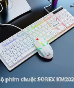 Bộ phím chuột Sorex KM2025 LED
