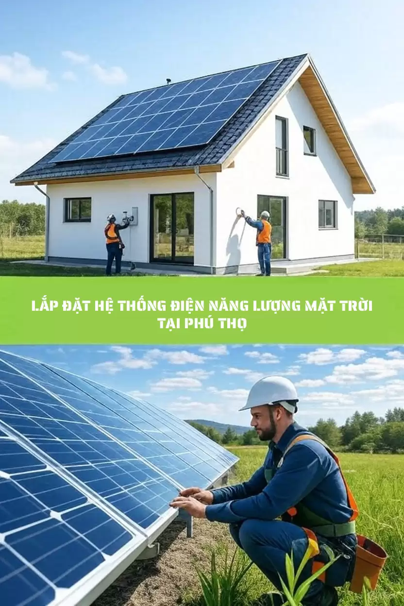 Dịch vụ lắp đặt điện năng lượng mặt trời tại Phú Thọ