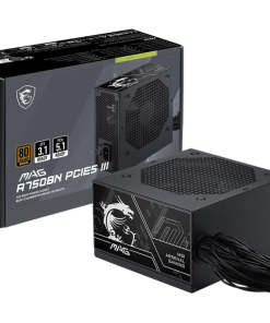 Nguồn máy tính MSI MAG A750BN PCIE5 III 750W 80 Plus Bronze MAG-A750BN-PCIE5-III